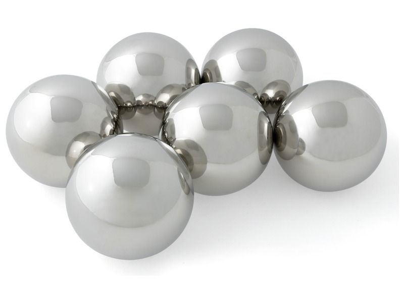 BOULES SENSORIELLES MIROIRS ET SONORES Argent