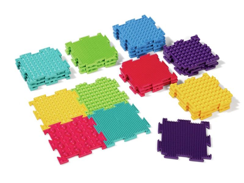 TAPIS PUZZLE SENSORIEL 24 pièces