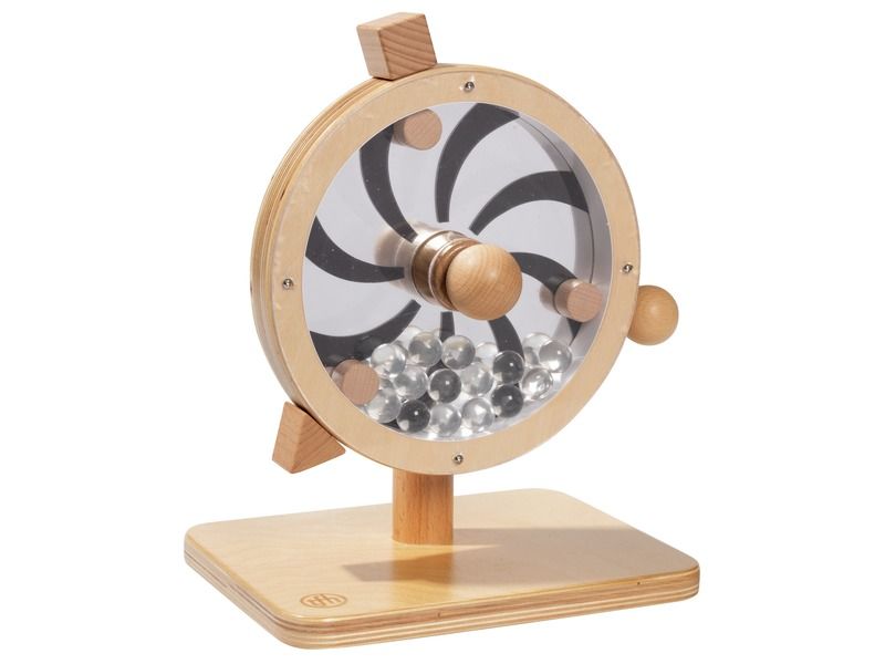 ROUE À BILLES Noir et blanc