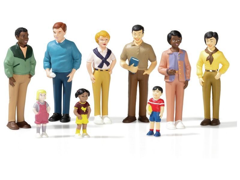FIGURINES FAMILLES DU MONDE La famille Salsa