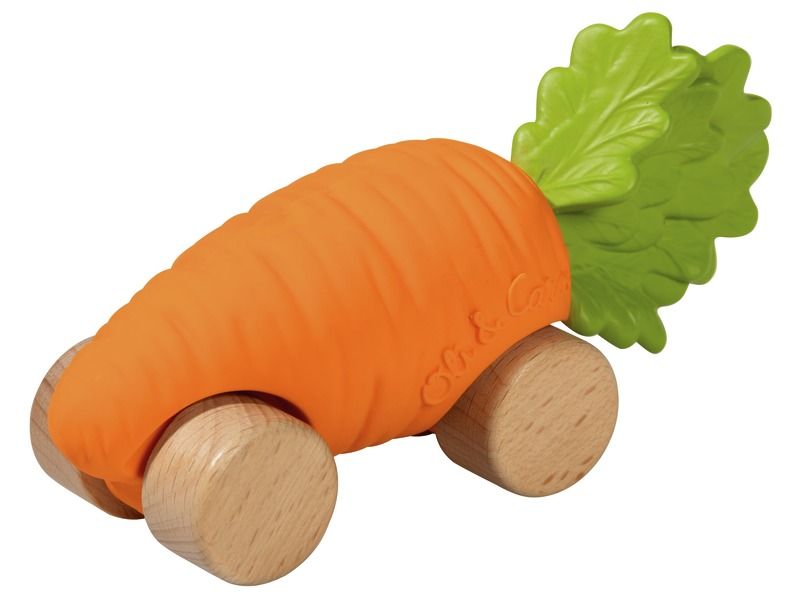 VOITURE EN CAOUTCHOUC Cathy la carotte