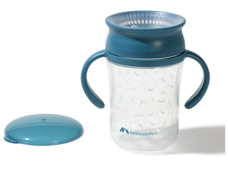 TRINKTASSE MIT AUSLAUFSCHUTZ MIT 360°GRIFFEN