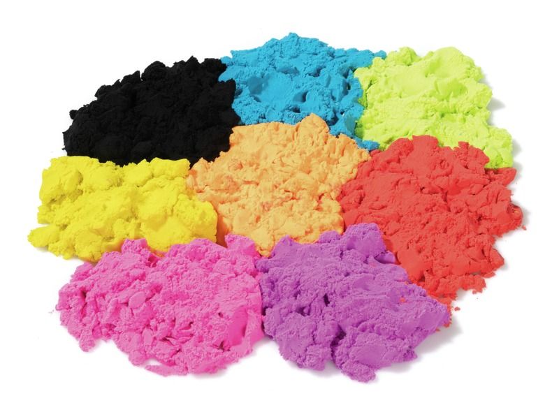 SABLE À MODELER COLORÉ 8 x 180 g