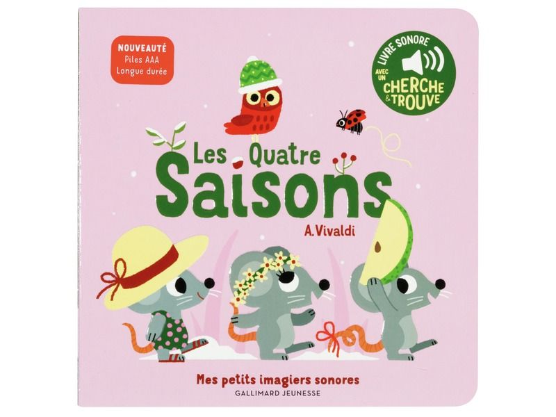 LIVRE SONORE AIRS CLASSIQUES Les 4 saisons