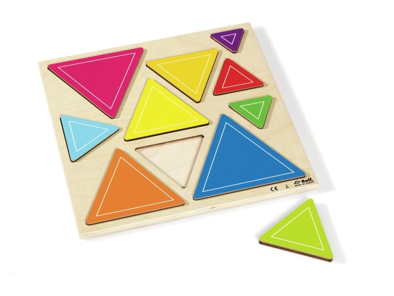 ENCASTREMENT Triangles colorés