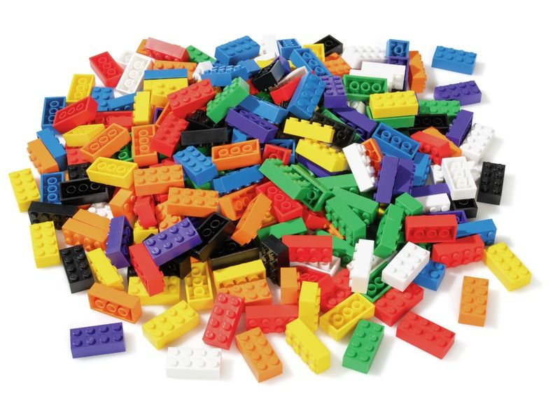PETITES BRIQUES DE CONSTRUCTION ÉCO-CONÇUES 1500 pièces