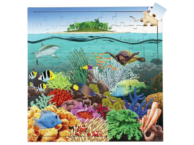 PUZZLE CONNECTÉ Animaux marins