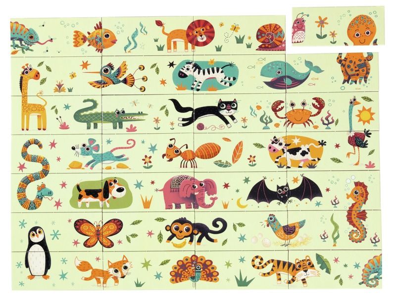 DOMINOS PUZZLE Animaux