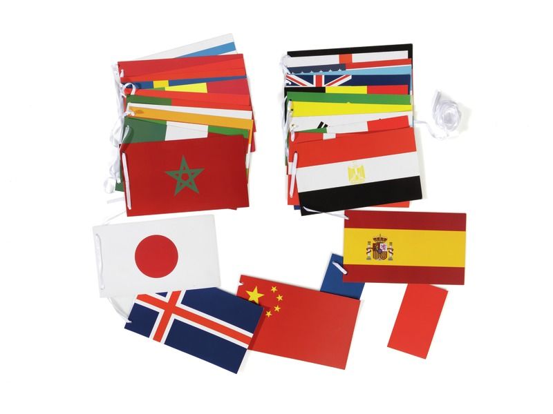 GUIRLANDE DRAPEAUX 32 pays