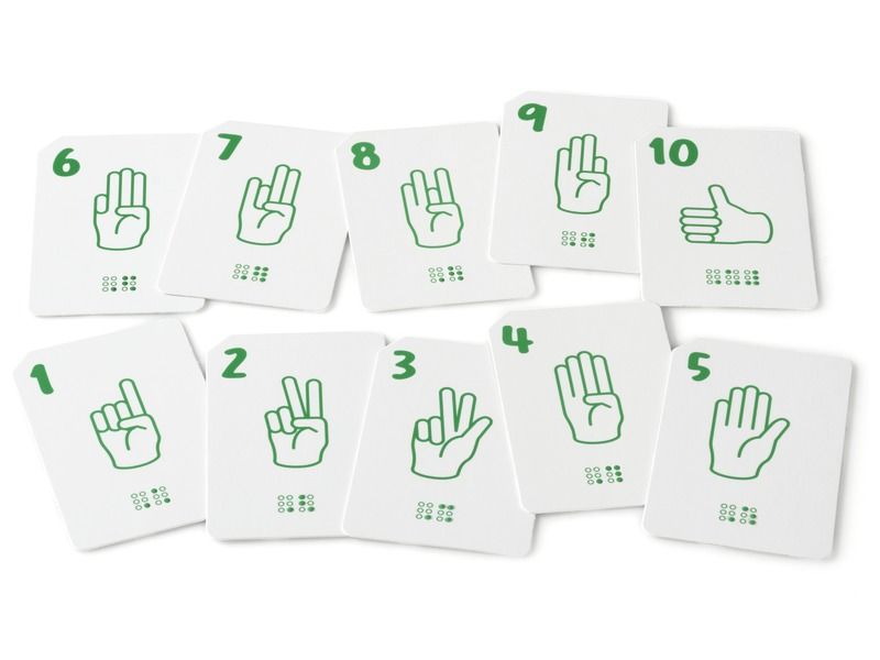 BRAILLE CARDS Figures