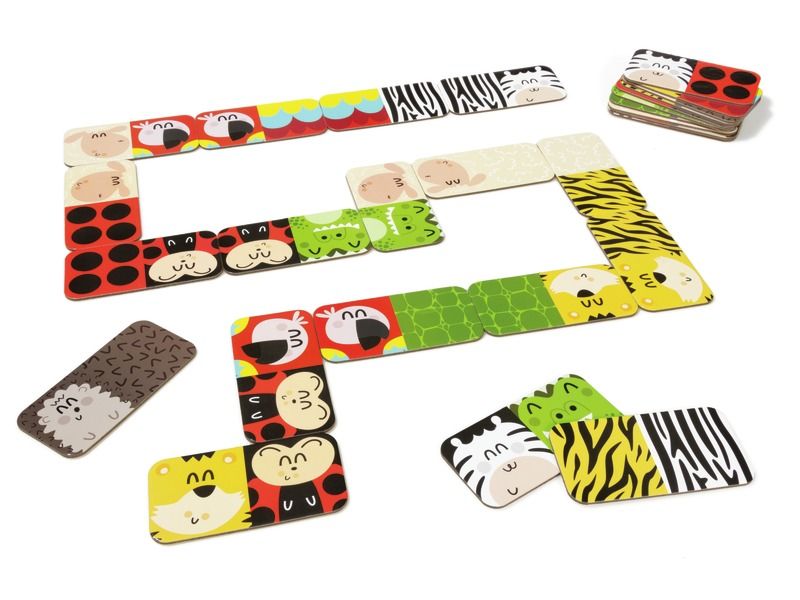 DOMINOS ANIMAUX ET TEXTURES