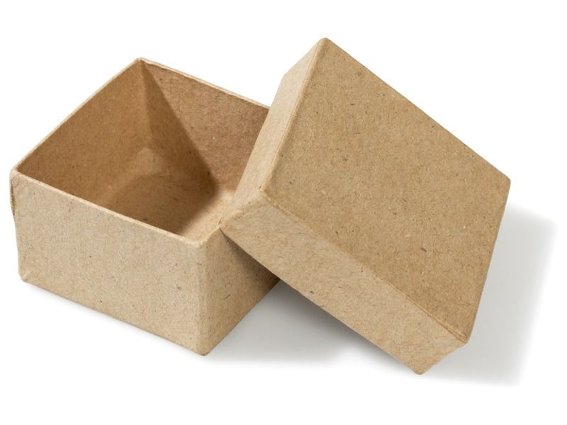 KLEINE SCHACHTEL ZUM VERZIEREN Quadratisch