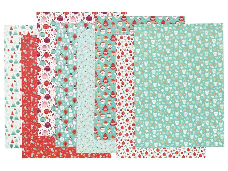 PAPIERBÖGEN FANTASIE 160 g Weihnachten