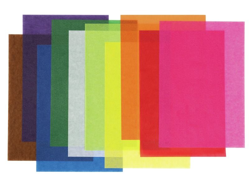 BLÄTTER AUS TRANSPARENTPAPIER 40 g