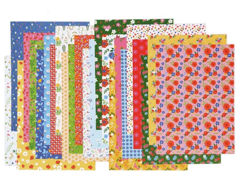 FANTASY PAPER 80 g Flowers