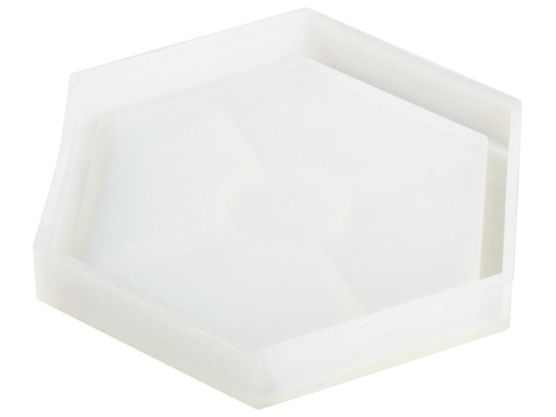SILICONE VORM JESMONITE Zeshoekige onderzetter