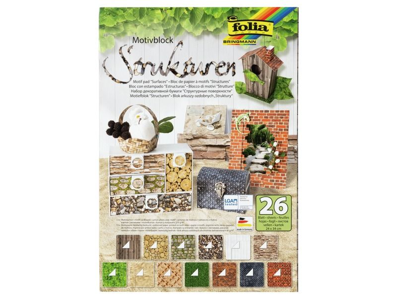 BLÄTTER AUS FANTASIEPAPIER 80 g Weihnachten Elemene