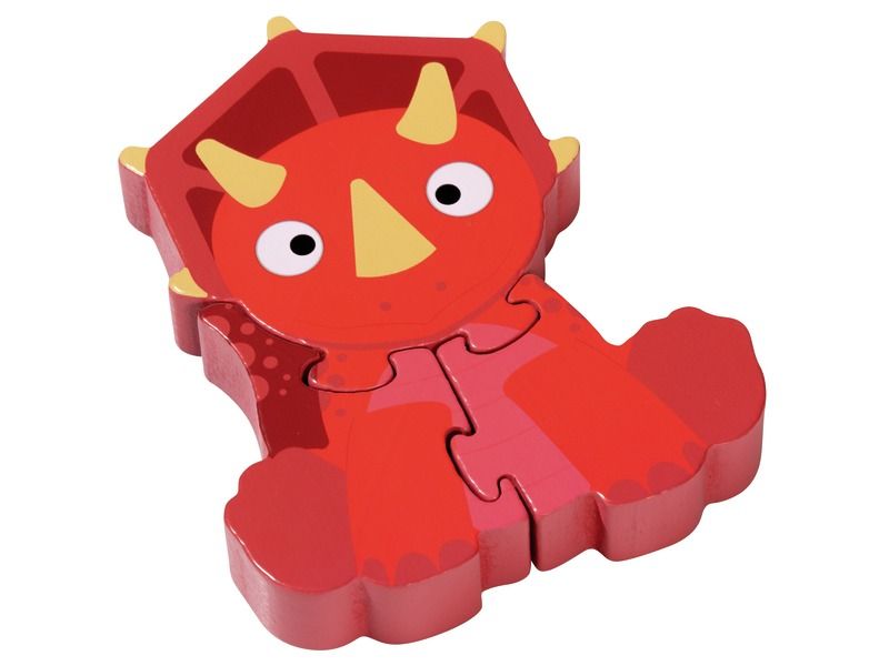 WOOD PUZZLE Triceratops