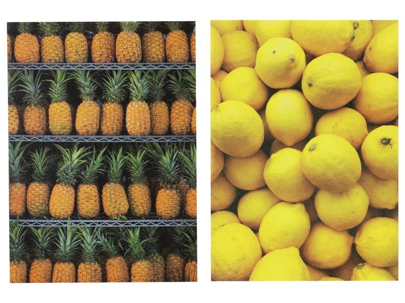 BILDERPAPIERBLÄTTER FOTOS 100 g „Obst und Gemüse“