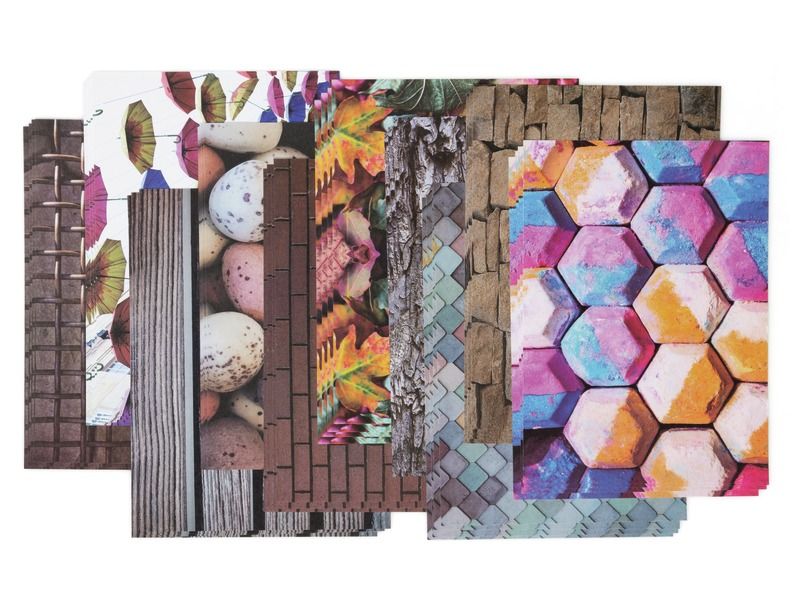 FEUILLES DE PAPIER ILLUSTRÉ PHOTOS 100 g Matières