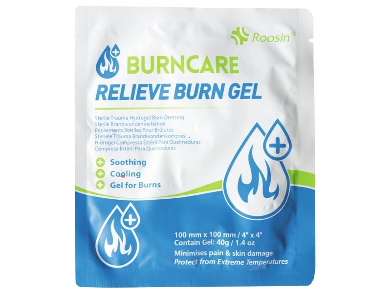 HYDROGEL COMPRESS FOR BURNS 10 x 10 cm