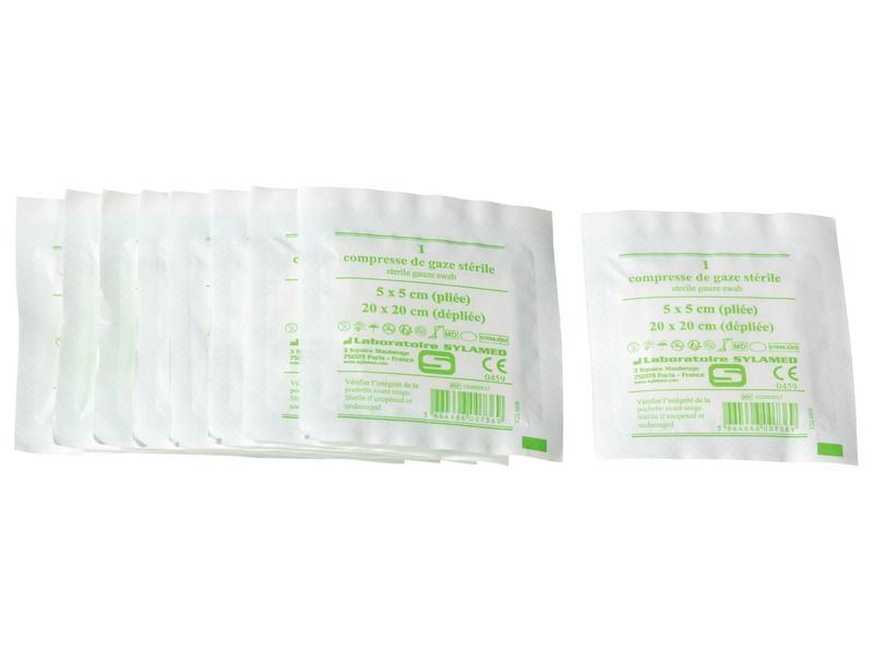 STERILE GAZEKOMPRESSEN 20 x 20 cm