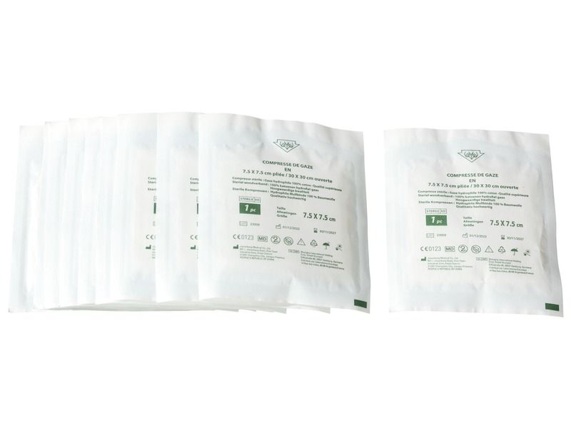 STERILE GAZEKOMPRESSEN 30 x 30 cm
