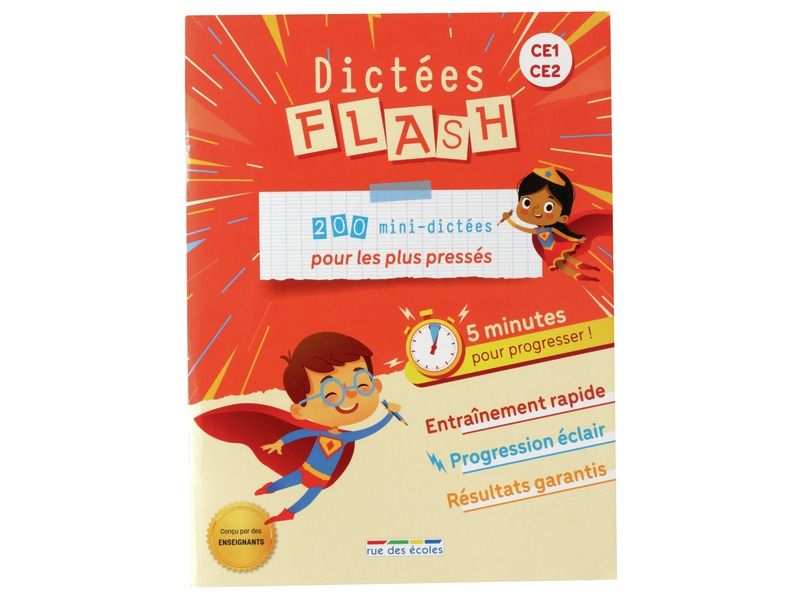 CAHIER DE DICTÉES FLASH CE1 - CE2