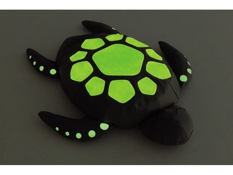 GIANT CUSHION Luminescent turtle