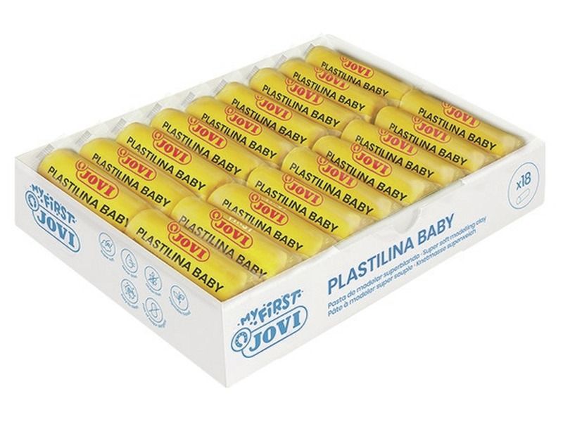 PÂTE À MODELER VÉGÉTALE Plastilina Baby 18 x 38 g