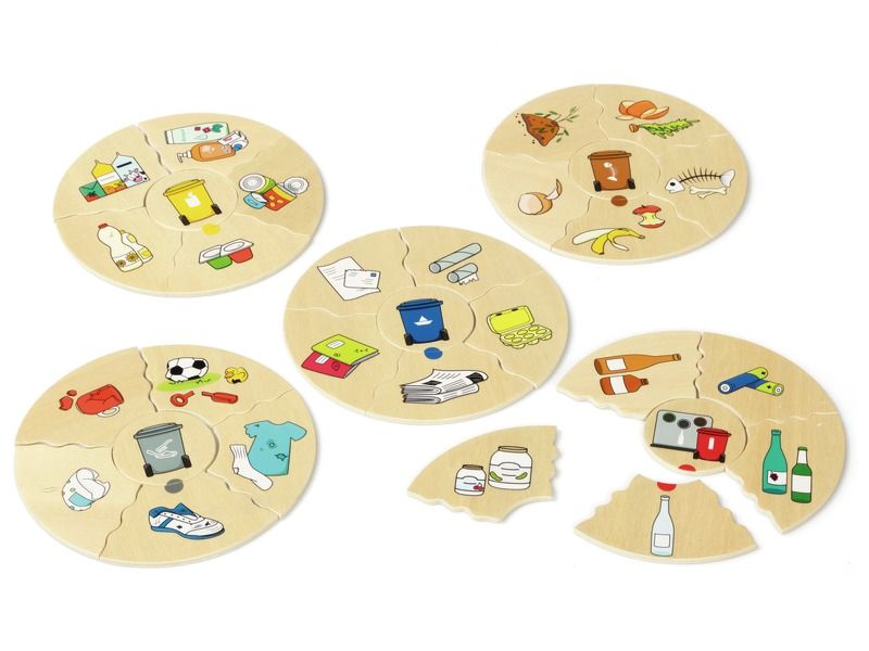 PUZZLES HUMANICO Mülltrennung