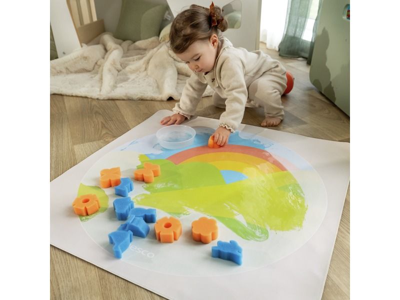KIT TAPIS AQUAKID La prairie avec éponges