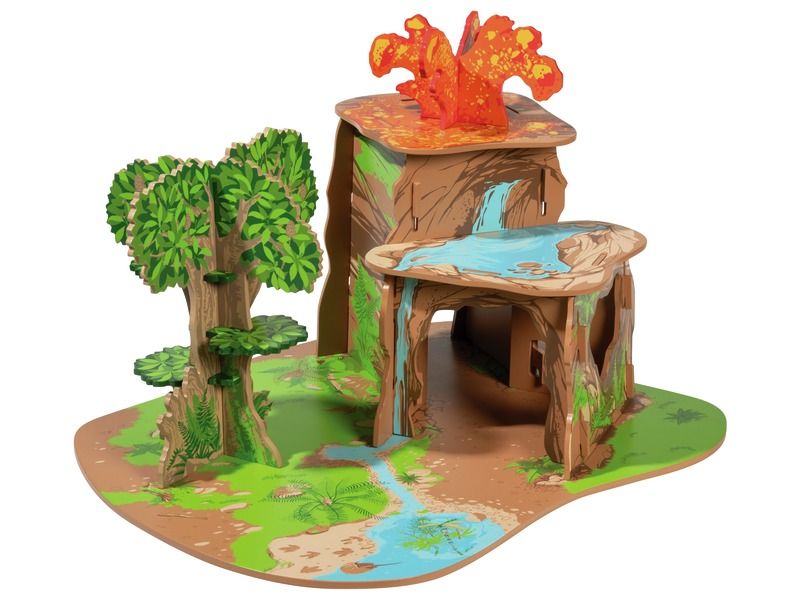 DÉCOR DE JEU LA TERRE DES DINOSAURES