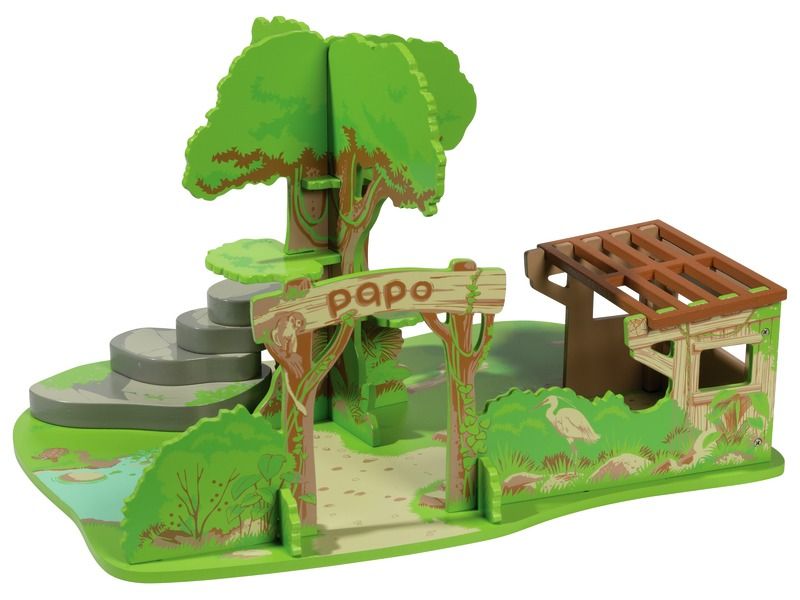 DÉCOR DE JEU LA RÉSERVE DES ANIMAUX