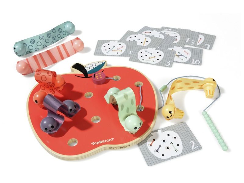 Apple worms LACING GAME