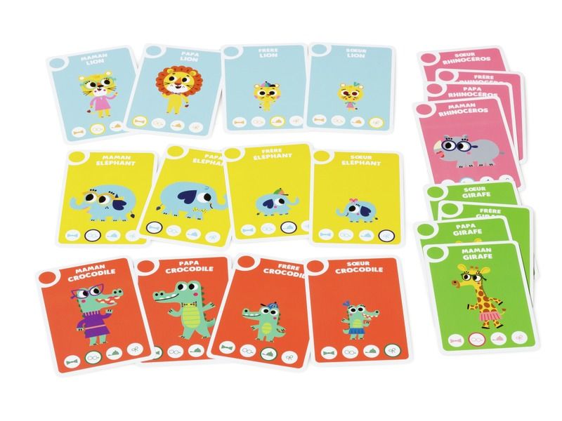 MON PREMIER JEU DE 5 FAMILLES