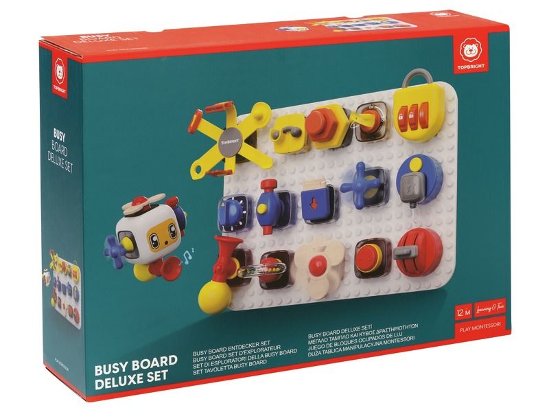 PAINÉIS DE ATIVIDADES Busy board Conjunto explorador