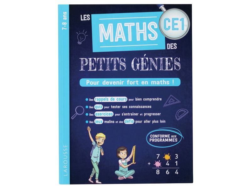 CAHIER D'EXERCICES LES MATHS DES PETITS GÉNIES CE1