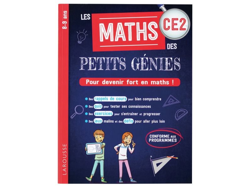 CAHIER D'EXERCICES LES MATHS DES PETITS GÉNIES CE2