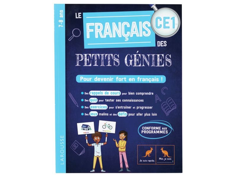 CAHIER D'EXERCICES LE FRANÇAIS DES PETITS GÉNIES CE1