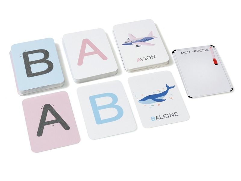CARTES MONTESSORI Lettres rugueuses
