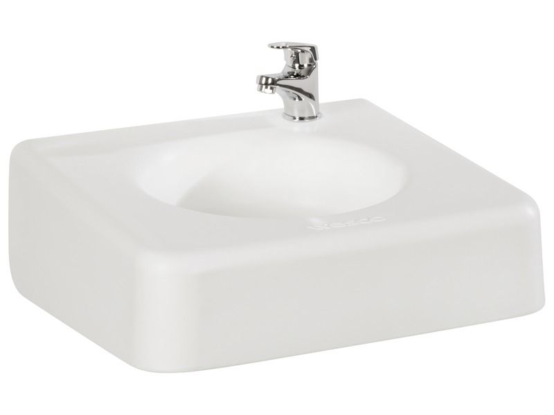 PLASTIC WALL-MOUNTED WASHBASIN INDIVIDUAL