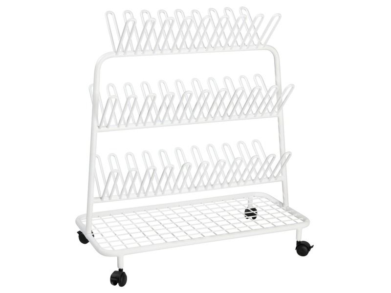 OUTDOOR-WAGEN STIEFELABLAGE FÜR 62 STIEFEL