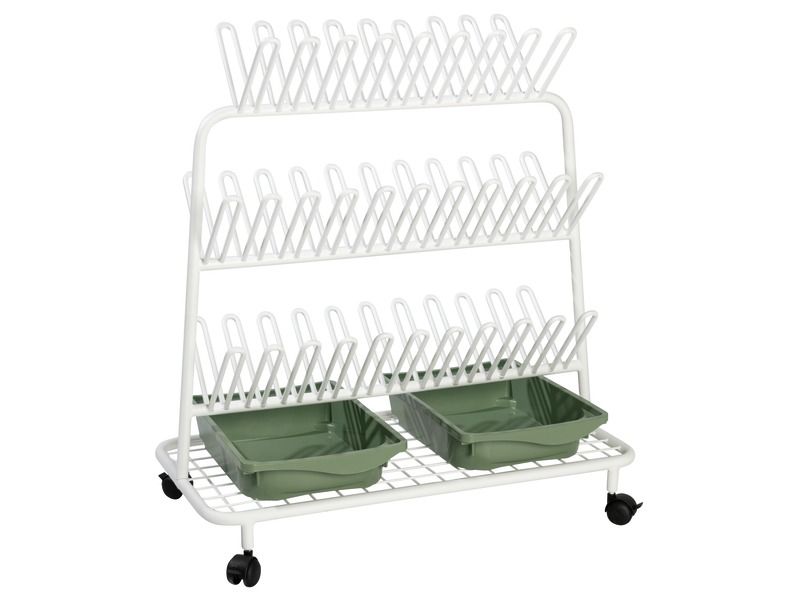 OUTDOOR-WAGEN STIEFELABLAGE Mit 2 Behältern