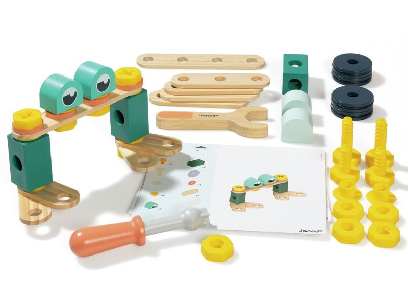 BAU-SPIEL Baril Brico Kids 50 Teile