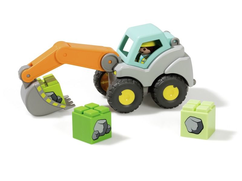 PLAYMOBIL JUNIOR SHOVEL EXCAVATOR
