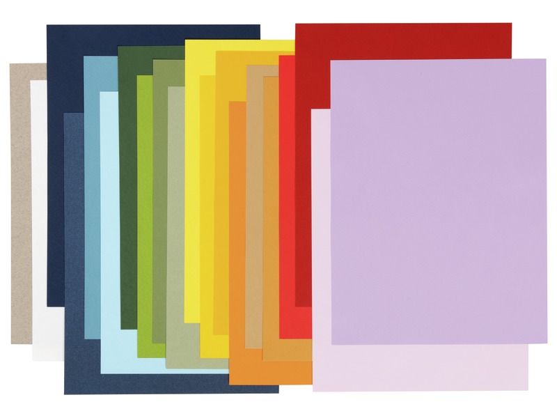BLÄTTER AUS BASTELPAPIER Magic nature