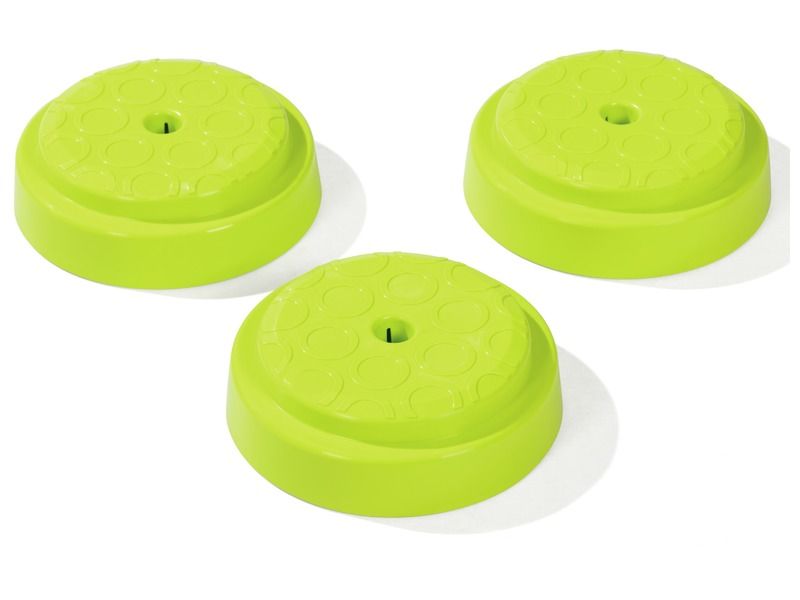 SET OF 3 Scogym Evolution TEXTURED GLIDES Flat