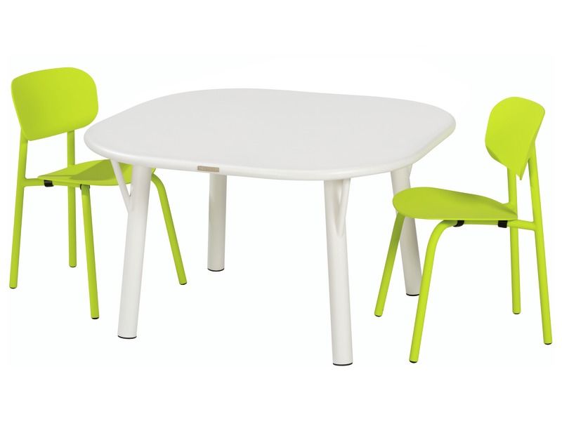 TISCH 80 x 80 cm + 2 STÜHLE Zoé