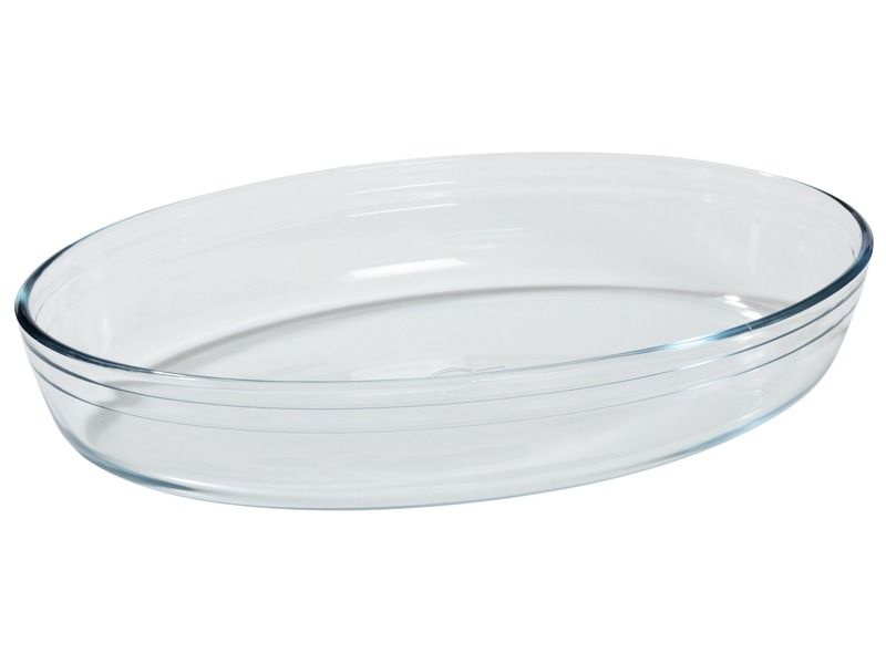 PLAT À FOUR EN VERRE O'CUISINE OVALE